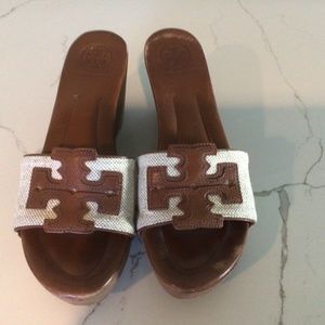 Tory Burch platform slides